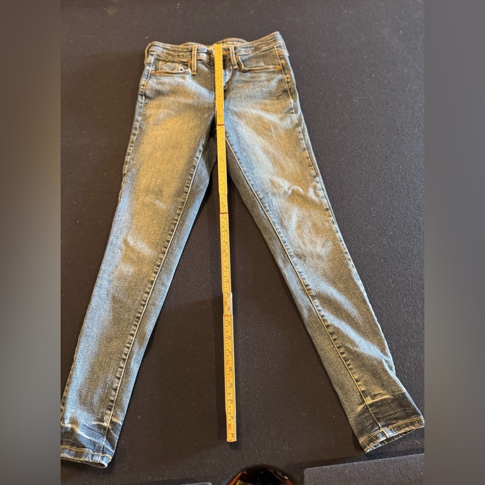 Mossimo Supply Co. Dark Blue High Rise Skinny Jeans. Sz 00 - Picture 1 of 7